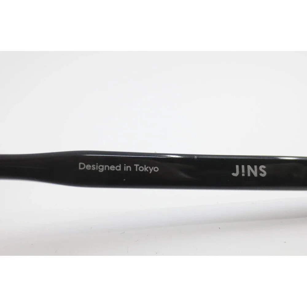 JINS MCF-15A-U263D 83 Tortoise Round Sunglasses Black Temples Tokyo Design